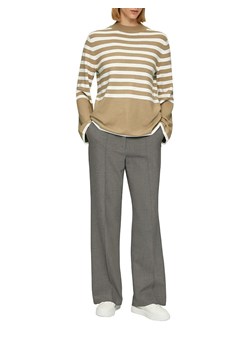 s.Oliver Sweter w kolorze jasnobrązowo-białym ze sklepu Limango Polska w kategorii Swetry damskie - zdjęcie 188160980