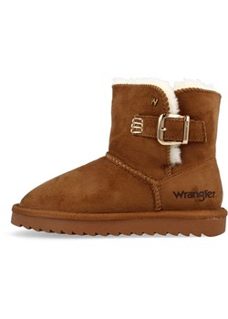 Wrangler Botki zimowe "Elsa" w kolorze jasnobrązowym ze sklepu Limango Polska w kategorii Buty zimowe dziecięce - zdjęcie 188161523