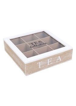 Joybos Organizer w kolorze beżowym na herbatę - 24 x 7 x 24 cm ze sklepu Limango Polska w kategorii Akcesoria i przechowywanie - zdjęcie 188161614