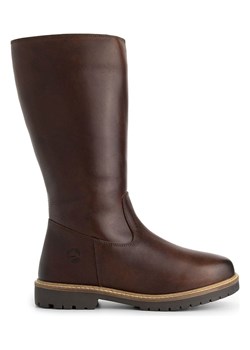 TRAVELIN' Skórzane kozaki "Vinstra" w kolorze brązowym ze sklepu Limango Polska w kategorii Kozaki damskie - zdjęcie 188162751