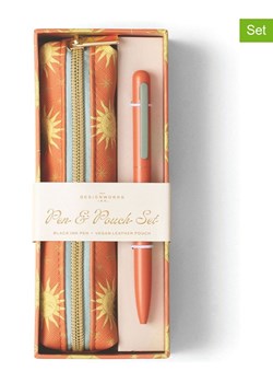 DESIGNWORKS INK ® 2-częściowy zestaw w kolorze pomarańczowo-żółtym ze sklepu Limango Polska w kategorii Akcesoria biurowe - zdjęcie 188162890