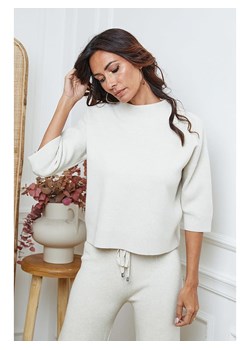 So Cachemire Sweter "Dylia" w kolorze beżowym ze sklepu Limango Polska w kategorii Swetry damskie - zdjęcie 188163190