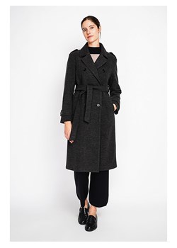 ASSUILI Płaszcz przejściowy w kolorze antracytowym ze sklepu Limango Polska w kategorii Płaszcze damskie - zdjęcie 188163404