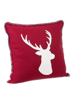 Bizzotto Poduszka "Reindeer" w kolorze czerwonym - 45 x 45 cm ze sklepu Limango Polska w kategorii Poduszki dekoracyjne - zdjęcie 188163482