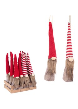 Bizzotto Ozdoba choinkowa "Toby" w kolorze czerwono-brązowym - dł. 15 cm (produkt niespodzianka) ze sklepu Limango Polska w kategorii Dekoracje bożonarodzeniowe - zdjęcie 188163483