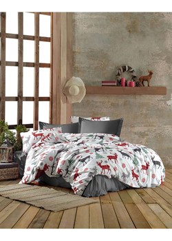 Colourful Cotton Komplet pościeli w kolorze biało-czerwono-zielonym ze sklepu Limango Polska w kategorii Pościele - zdjęcie 188164204