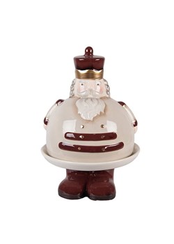 Clayre &amp; Eef Miska dekoracyjna w kolorze beżowo-brązowym - wys. 25 x Ø 17 cm ze sklepu Limango Polska w kategorii Misy i tace dekoracyjne - zdjęcie 188164412