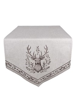 Clayre &amp; Eef Bieżnik w kolorze brązowym - 160 x 50 cm ze sklepu Limango Polska w kategorii Obrusy i bieżniki - zdjęcie 188164423