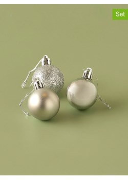 BELLA MAISON Bombki (12 szt.) w kolorze srebrnym - Ø 4 cm ze sklepu Limango Polska w kategorii Dekoracje bożonarodzeniowe - zdjęcie 188165000