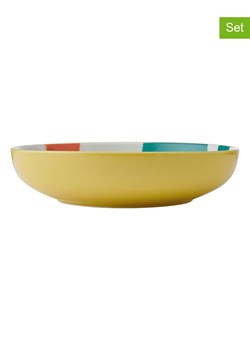Mikasa Miski (2 szt.) w kolorze żółto-turkusowym do makaronu - wys. 5 x Ø 21 cm ze sklepu Limango Polska w kategorii Naczynia - zdjęcie 188165080