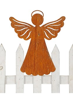 POSIWIO Figurka "Angel" w kolorze brązowym na płot - 20 x 24,5 x 5 cm ze sklepu Limango Polska w kategorii Dekoracje i akcesoria ogrodowe - zdjęcie 188165213