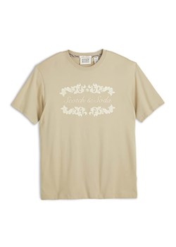 Scotch &amp; Soda Koszulka w kolorze beżowym ze sklepu Limango Polska w kategorii T-shirty męskie - zdjęcie 188165331