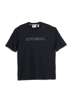 Scotch &amp; Soda Koszulka w kolorze czarnym ze sklepu Limango Polska w kategorii T-shirty męskie - zdjęcie 188165350