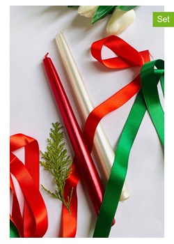 Lucky Bees Świece (2 szt.) w kolorze czerwonym i kremowym - 2x 60 g ze sklepu Limango Polska w kategorii Świece i dyfuzory - zdjęcie 188165591