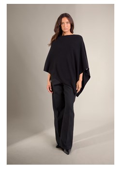 Perfect Cashmere Kaszmirowe ponczo w kolorze czarnym ze sklepu Limango Polska w kategorii Swetry damskie - zdjęcie 188165611
