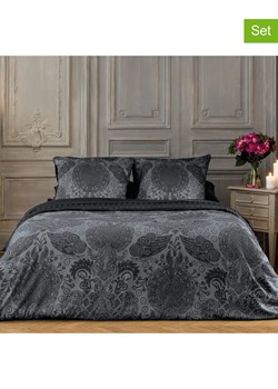 CXL by Christian Lacroix Satynowe poszewki (2 szt.) w kolorze ciemnoszarym na poduszkę ze sklepu Limango Polska w kategorii Poduszki dekoracyjne - zdjęcie 188165623