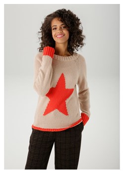 Aniston Sweter w kolorze beżowym ze sklepu Limango Polska w kategorii Swetry damskie - zdjęcie 188166210