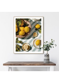 Orangewallz Druk artystyczny "Lemon Table" w ramce ze sklepu Limango Polska w kategorii Obrazy - zdjęcie 188166504