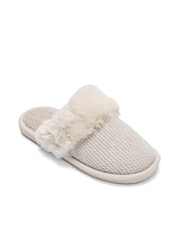 Confly Kapcie w kolorze beżowym ze sklepu Limango Polska w kategorii Kapcie damskie - zdjęcie 188166854