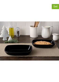 Hermia Miski (2 szt.) w kolorze czarnym do serwowania - 12 x 8,5 cm ze sklepu Limango Polska w kategorii Naczynia - zdjęcie 188167211