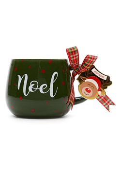 Tri-Coastal Design Kubek w kolorze zielono-czerwonym - wys. 14 cm ze sklepu Limango Polska w kategorii Naczynia - zdjęcie 188167261