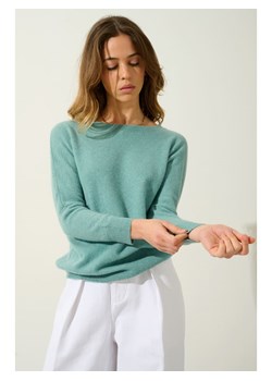 AUTHENTIC CASHMERE Kaszmirowy sweter "Goléon" w kolorze turkusowym ze sklepu Limango Polska w kategorii Swetry damskie - zdjęcie 188167432