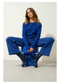 AUTHENTIC CASHMERE Kaszmirowy sweter "Ivy" w kolorze niebieskim ze sklepu Limango Polska w kategorii Swetry damskie - zdjęcie 188167443