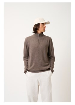 AUTHENTIC CASHMERE Kaszmirowy sweter "Ambin" w kolorze jasnobrązowym ze sklepu Limango Polska w kategorii Swetry męskie - zdjęcie 188167453