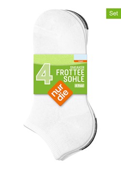 Nur Die Skarpety (4 pary) w kolorze białym ze sklepu Limango Polska w kategorii Skarpetki męskie - zdjęcie 188167584