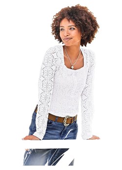 Heine Bluzka w kolorze białym ze sklepu Limango Polska w kategorii Koszule damskie - zdjęcie 188167662