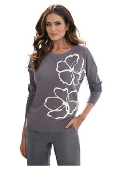 Heine Sweter w kolorze szarym ze sklepu Limango Polska w kategorii Swetry damskie - zdjęcie 188167691