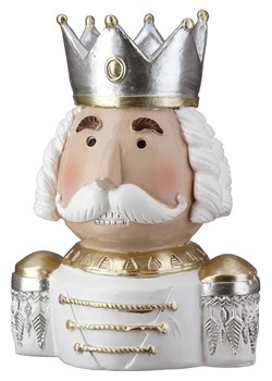 GILDE Świecznik "Pete" w kolorze srebrno-złoto-kremowym - 9 x 12 cm ze sklepu Limango Polska w kategorii Świeczniki - zdjęcie 188168172