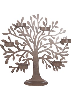 GILDE Świecznik w kolorze brązowym - 31 x 30 x 10,5 cm ze sklepu Limango Polska w kategorii Świeczniki - zdjęcie 188168180