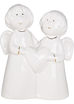 GILDE Figurka dekoracyjna "Emiliel" w kolorze białym - 12,5 x 15,5 x 6,5 cm ze sklepu Limango Polska w kategorii Dekoracje - zdjęcie 188168183