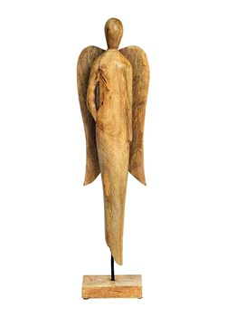 G. Wurm Figurka dekoracyjna "Angel" w kolorze beżowym - 16 x 59 x 10 cm ze sklepu Limango Polska w kategorii Dekoracje - zdjęcie 188168363