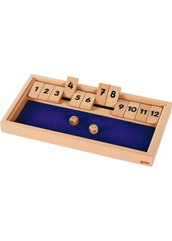Goki Gra "Shut the box" z kostką - 6+ ze sklepu Limango Polska w kategorii Zabawki - zdjęcie 188168393