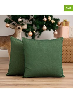 GAMUSI Poszewki (2 szt.) "Lights" w kolorze zielonym na poduszkę ze sklepu Limango Polska w kategorii Poduszki dekoracyjne - zdjęcie 188168831
