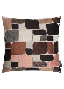 Magma Heimtex Poszewka "Okrio" w kolorze czarno-brązowym na poduszkę - 45 x 45 cm ze sklepu Limango Polska w kategorii Poduszki dekoracyjne - zdjęcie 188168941
