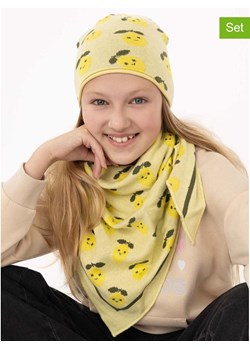 Zwillingsherz 2-częściowy zestawy "Happy Lemon" w kolorze żółtym ze sklepu Limango Polska w kategorii Czapki dziecięce - zdjęcie 188169100