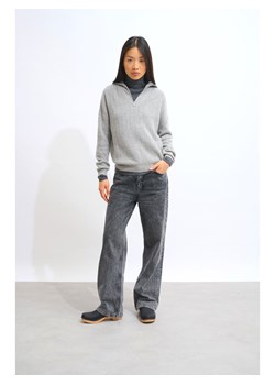 AUTHENTIC CASHMERE Kaszmirowy sweter w kolorze jasnoszarym ze sklepu Limango Polska w kategorii Swetry damskie - zdjęcie 188169141