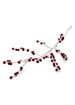 Gry &amp; Sif Gałązka dekoracyjna w kolorze czerwono-białym - dł 60 cm ze sklepu Limango Polska w kategorii Dekoracje - zdjęcie 188169493