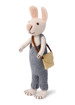 Gry &amp; Sif Figurka dekoracyjna "Bunny" w kolorze kremowo-szarym - 25 x 55 x 9,5 cm ze sklepu Limango Polska w kategorii Dekoracje - zdjęcie 188169494