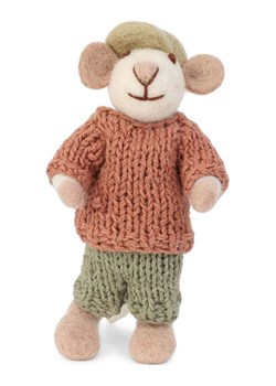 Gry &amp; Sif Figurka dekoracyjna w kolorze kremowo-pomarańczowo-zielonym - dł. 11 cm ze sklepu Limango Polska w kategorii Dekoracje - zdjęcie 188169501