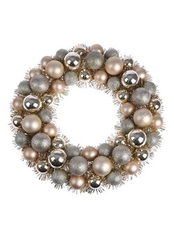 WellHome Wieniec bożonarodzeniowy w kolorze złoto-srebrnym ze sklepu Limango Polska w kategorii Oświetlenie - zdjęcie 188170221