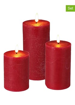WellHome Świece LED (3 szt.) w kolorze czerwonym ze sklepu Limango Polska w kategorii Świece i dyfuzory - zdjęcie 188170362