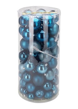 WellHome Bombki (100 szt.) w kolorze niebiesko-błękitnym ze sklepu Limango Polska w kategorii Dekoracje bożonarodzeniowe - zdjęcie 188170404