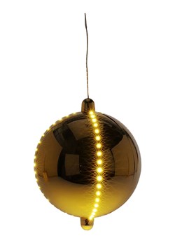 WellHome Bombka LED w kolorze złotym - Ø 15 cm ze sklepu Limango Polska w kategorii Dekoracje bożonarodzeniowe - zdjęcie 188170424