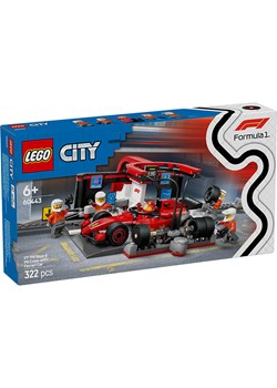 LEGO LEGO® City: F1®: Pit Stop with Pit Crew and Ferrari Race Car - 6+ ze sklepu Limango Polska w kategorii Zabawki - zdjęcie 188170523