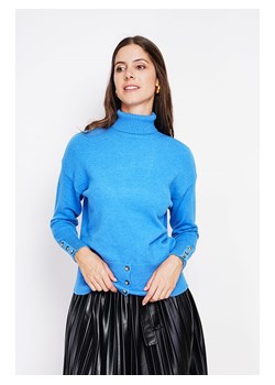 ASSUILI Golf w kolorze błękitnym ze sklepu Limango Polska w kategorii Swetry damskie - zdjęcie 188170893