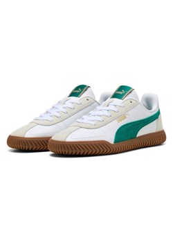 Puma Skórzane sneakersy "Club Kayzer" w kolorze biało-zielono-beżowym ze sklepu Limango Polska w kategorii Buty sportowe damskie - zdjęcie 188171384